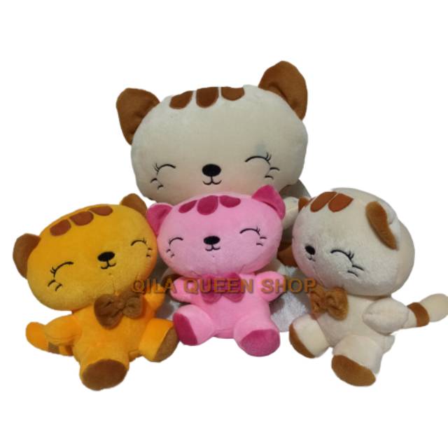 Boneka kucing XL BERANAK 3 berat 1kg