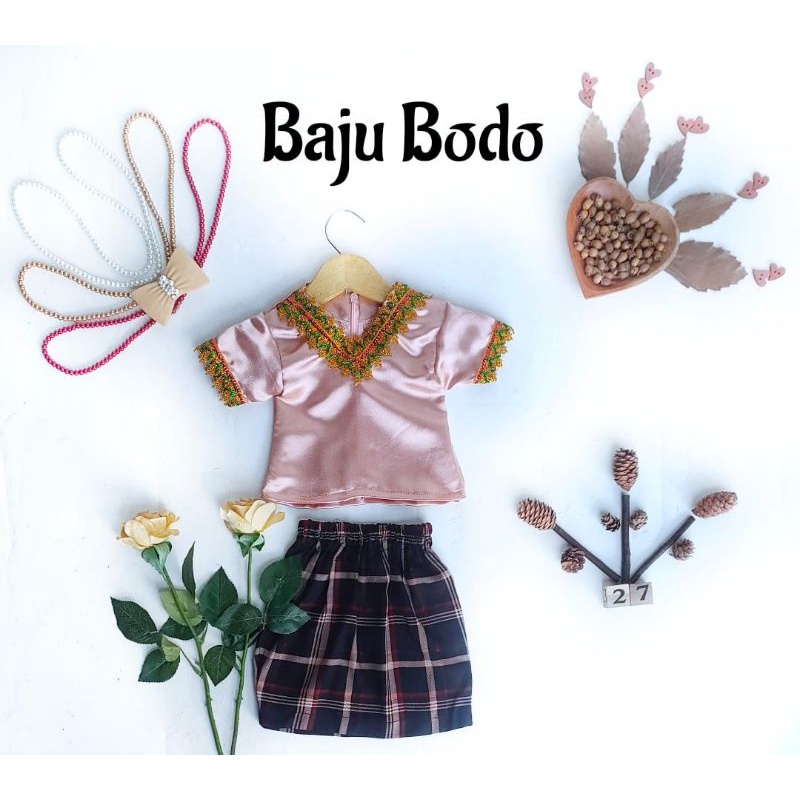 BAJU BODO ANAK /BAJU ADAT BUGIS /BAJU BODO BAYI