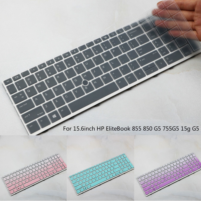 Untuk 15.6inch HP EliteBook 855 850 G5 755G5 15g G5 Lembut Ultra-Tipis Silikon Laptop Keyboard Cover Pelindung