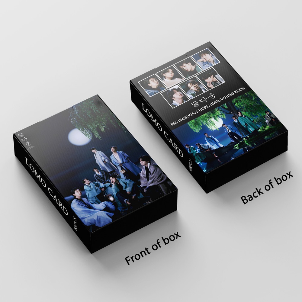 55pcs / set Kartu LOMO Foto KPOP BTS 2022 DALMAJUNG Ablum Untuk Koleksi