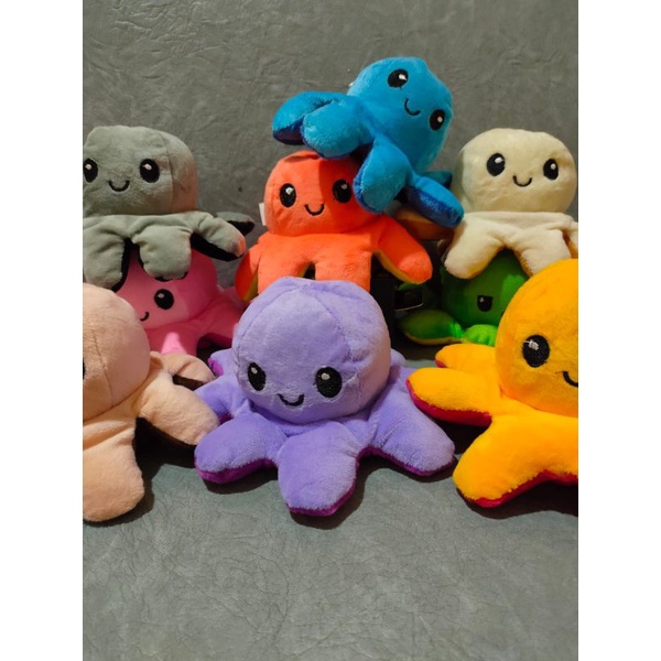 boneka gurita bolak balik/gurita bolak balik/boneka cumi/gurita tiktok