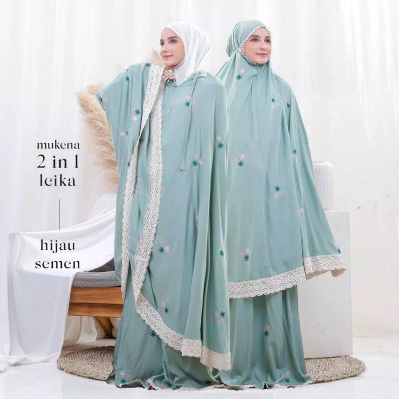 Mukena Dewasa Leika Rayon Jumbo