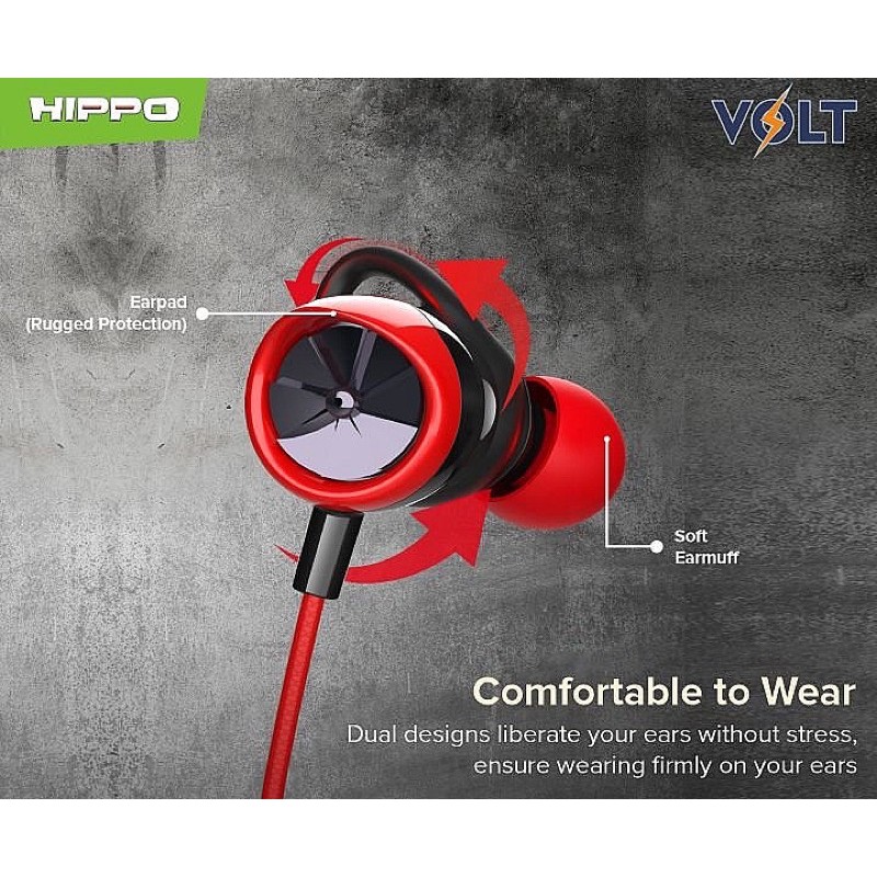 HIPPO HEADSET WIRED GAMING VOLT EARPHONE