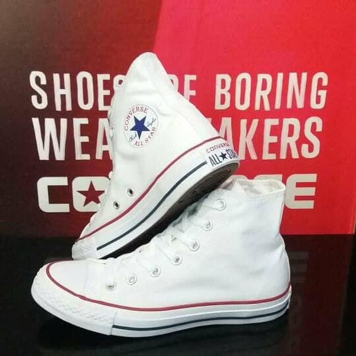 SEPATU CONVERSE ALL STAR HI WHITE ORIGINAL
