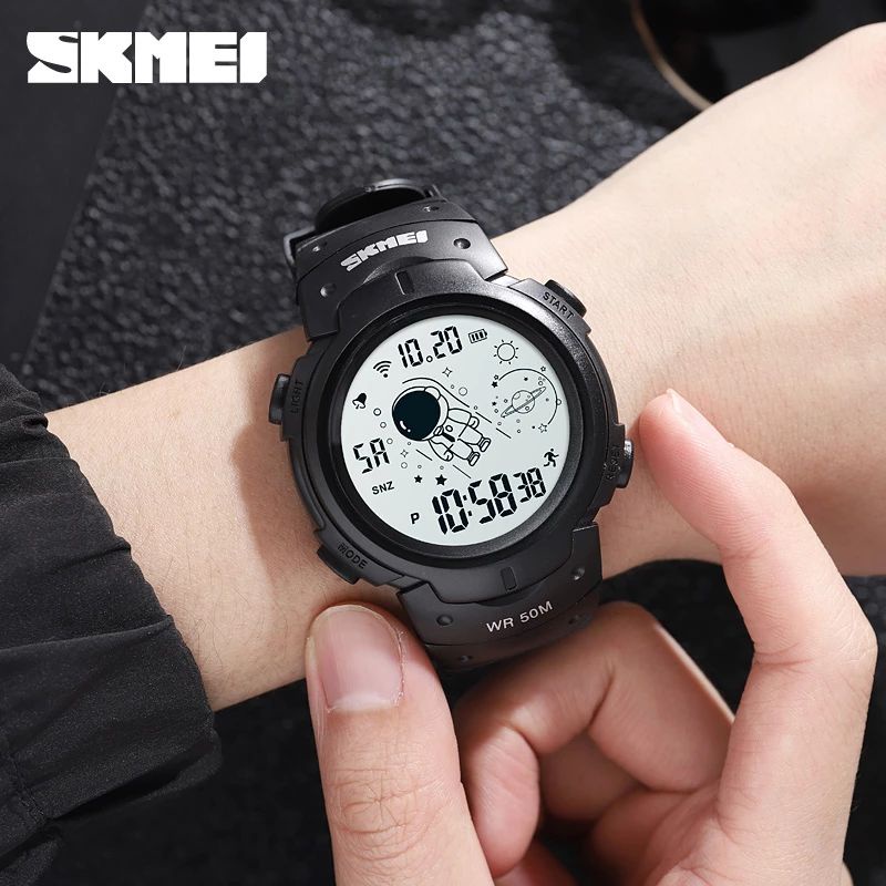 SKMEI 1820 Jam Tangan Pria Wanita Digital Chronograph Sport Watch Anti Air Tali Rubber WATCHKITE WKOS