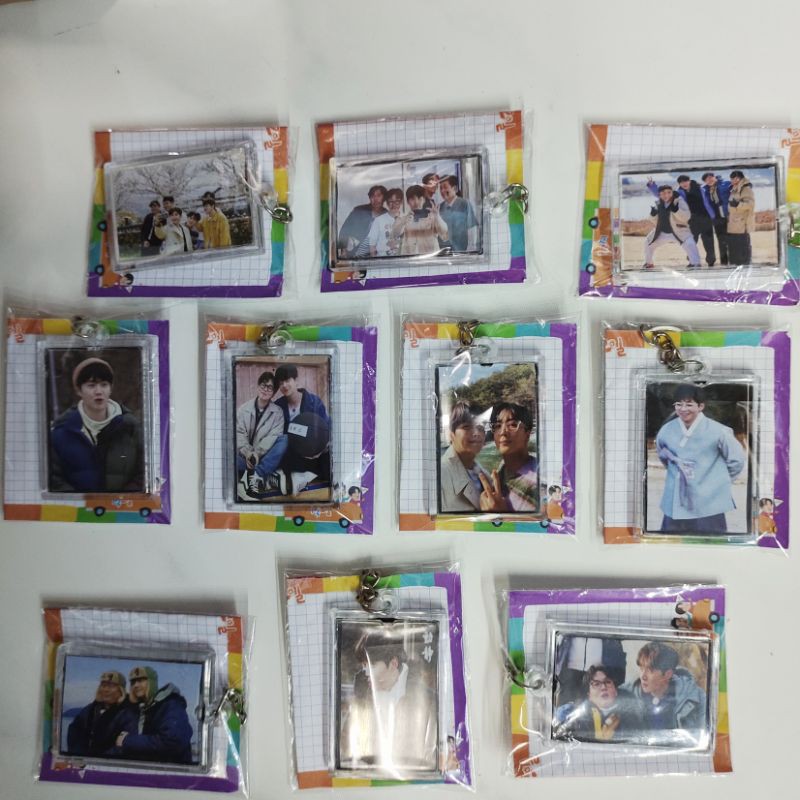 GANTUNGAN KUNCI/ KEYCHAIN 2 DAYS 1 NIGHT S4/ 2D1N/ RAVI/DINDIN/ SEONHO/SEYOON/JONGMIN/JUNGHOON