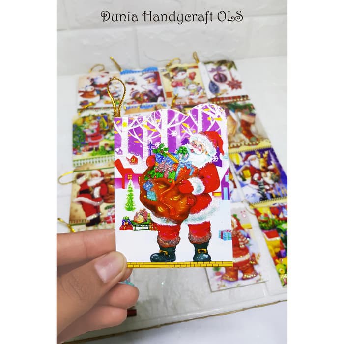 XMAS SEASON Kartu Ucapan Selamat Natal Perayaan Kado Natal Card