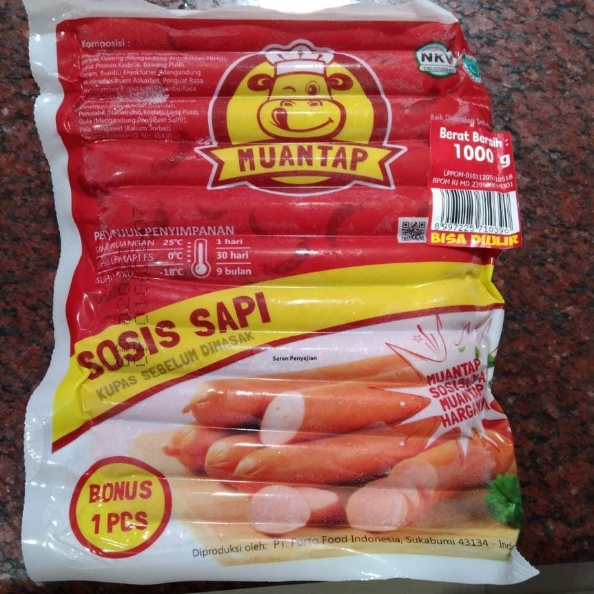 

Muantap sosis sapi 1 kg