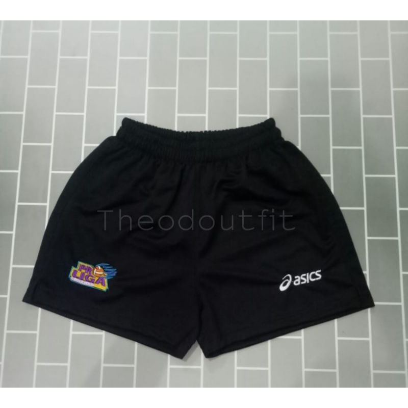 celana pendek kolor voli volly wanita proliga(belah pinggir)