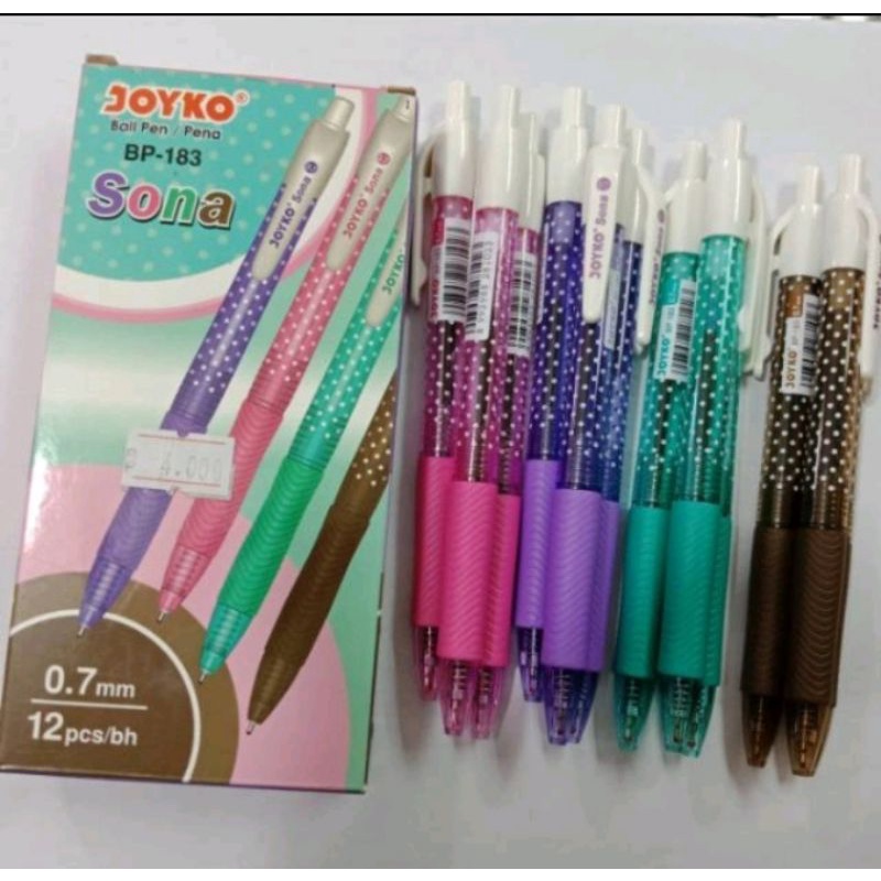 

Pulpen / Pen / Pena Joyko BP-183 Sona Ecer (2pcs)