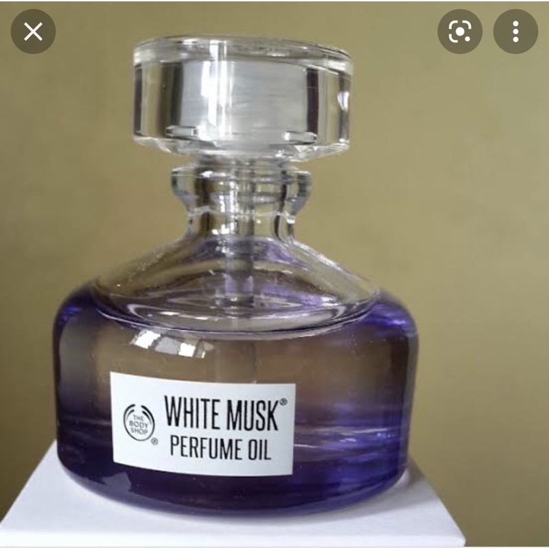 Oil Parfume The Body Shop white Musk black Musk tbs original murah near exp Ginger iris bergamot