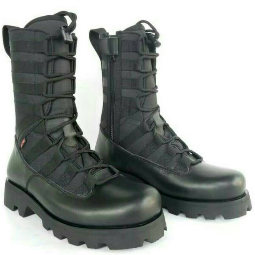 SEPATU PDL NINJA SOL RADIAL DAN KOMANDO MERK APIK KULIT ASLI BERKUALITAS  UNTUK DINAS LAPANGAN TNI POLRI SECURITY