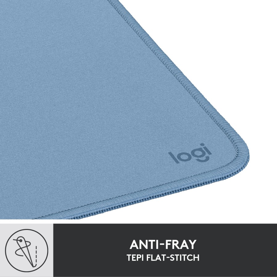 Logitech Mouse Pad Studio Series Alas Polos, Anti-Slip - Blue Grey