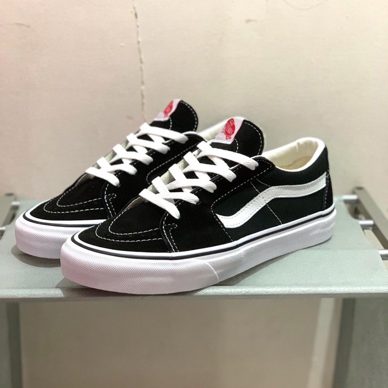VANS SK8-LOW BLACK WHITE ORIGINAL 100%