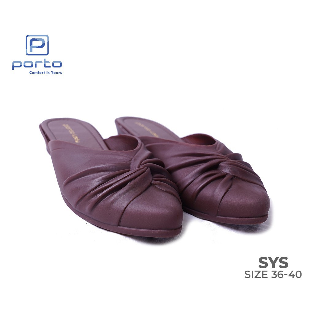 (COD) Sandal Kasual Wanita Jelly Karet Krut Porto SYS