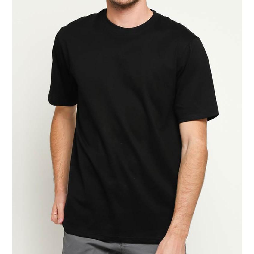 KAOS UNISEX HITAM | KAOS POLOS KATUN