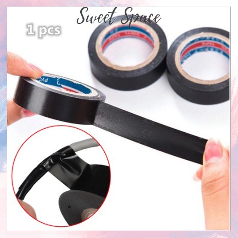 TAPE ISOLASI LISTRIK PVC PREMIUM 18 MM X 20 YARD [SWEETSPACE]