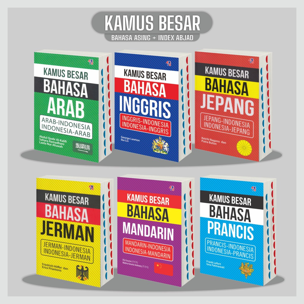 Kamus Inggris Arab Jepang Jerman Korea Prancis Besar Index Shopee Indonesia