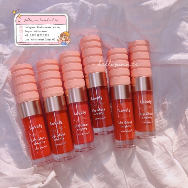 [ORI THAILAND] Kiss Beauty Lovely Matte Lipgloss