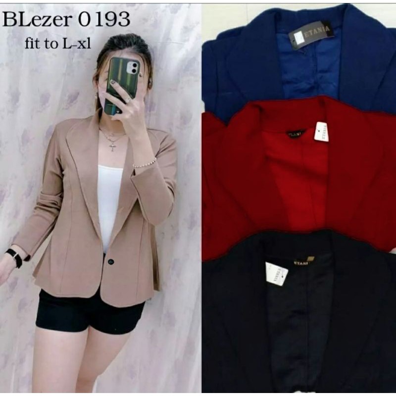 Blazer areta XL TERMURAH/Blazer wanita terbaru