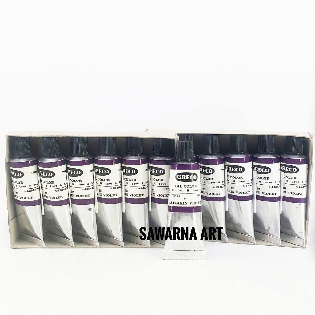 

Cat Minyak Greco / Greco Oil Colour Alizarin Violet No. 32