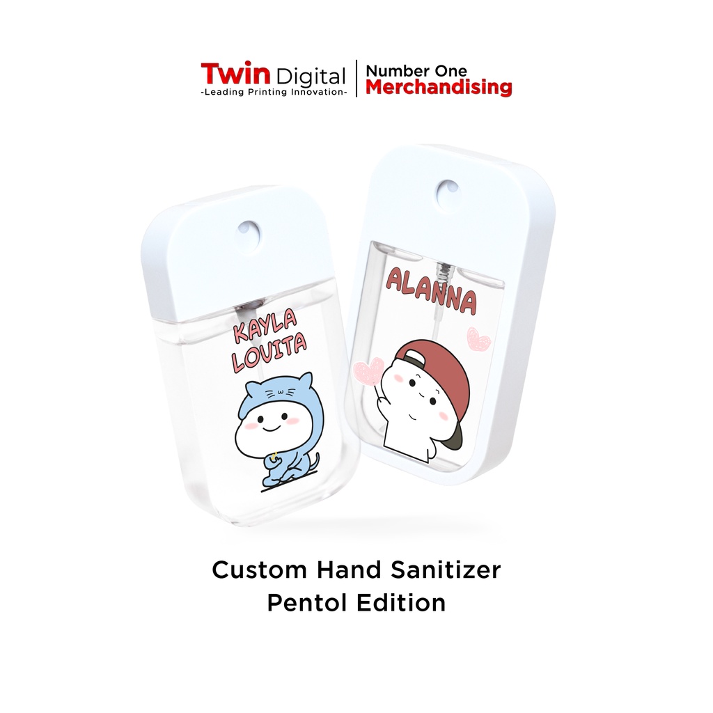 Twindigital Hand Sanitizer Pocket Spray Pentol Edition  - Handsanitizer Custom Pentol