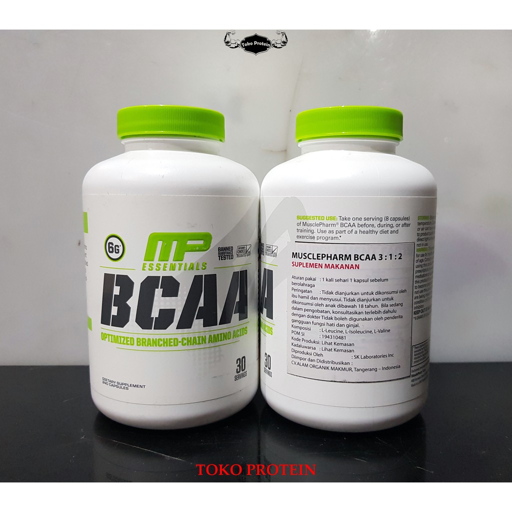 BPOM Musclepharm BCAA 3:1:2 240 Capsule Muscle Pharm MP