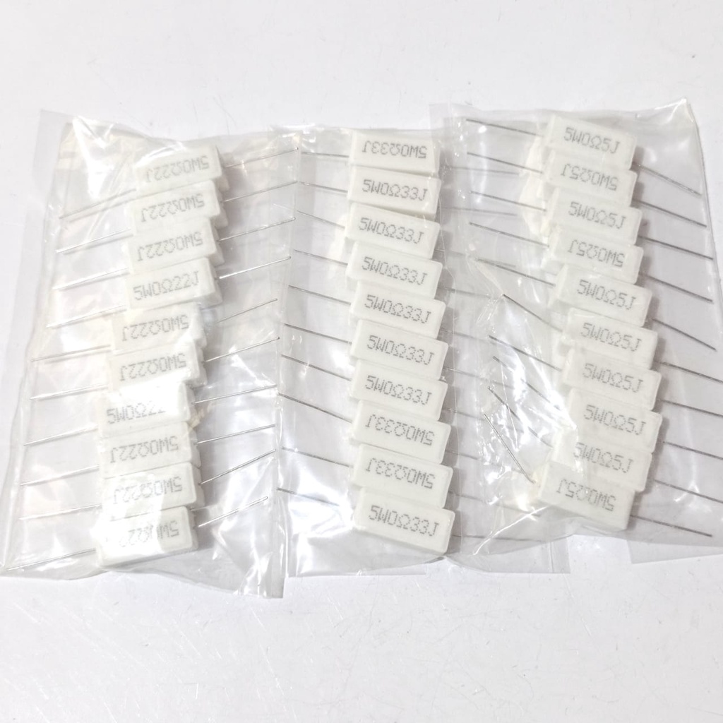 Jual Resistor Kapur Watt R Kapur W Per Pcs Shopee Indonesia