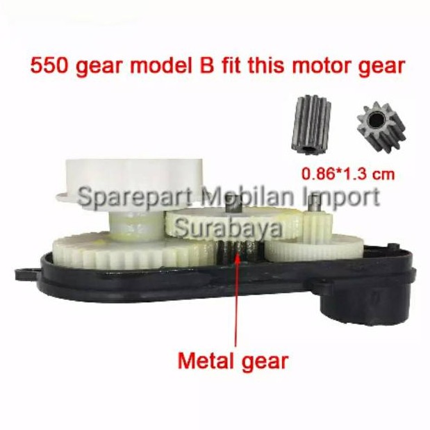 Gearbox mobilan aki anak tanpa dinamo gear box mobil mobilan remot control gearbok gerbox ger box RC