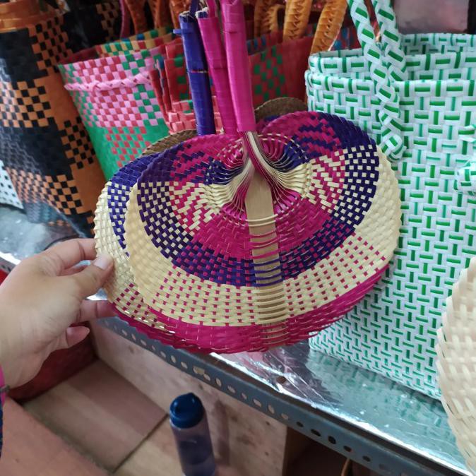 Monggo] Kipas Anyaman/Kipas Bambu/Kipas Lontar/Souvenir Nikah/Hampers