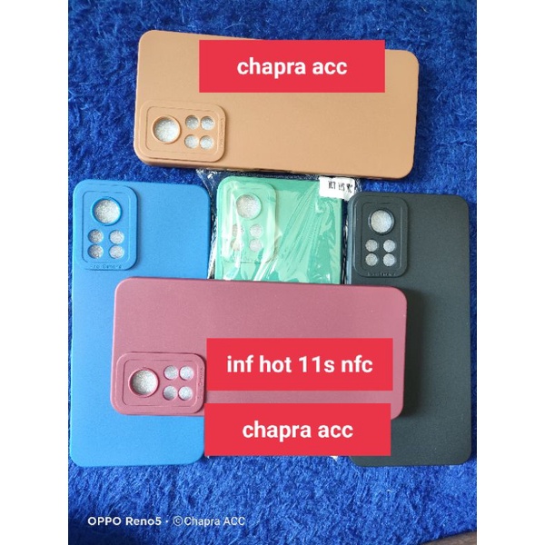 Soft case/slikon/kondom terbaru macaron pro camera/kamera type Hp  INFINIX HOT 11S NFC