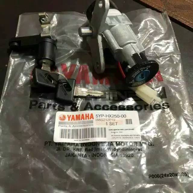 KDM_24 Kunci Kontak Key Set Jok Yamaha Jupiter MX Lama Old 5YP