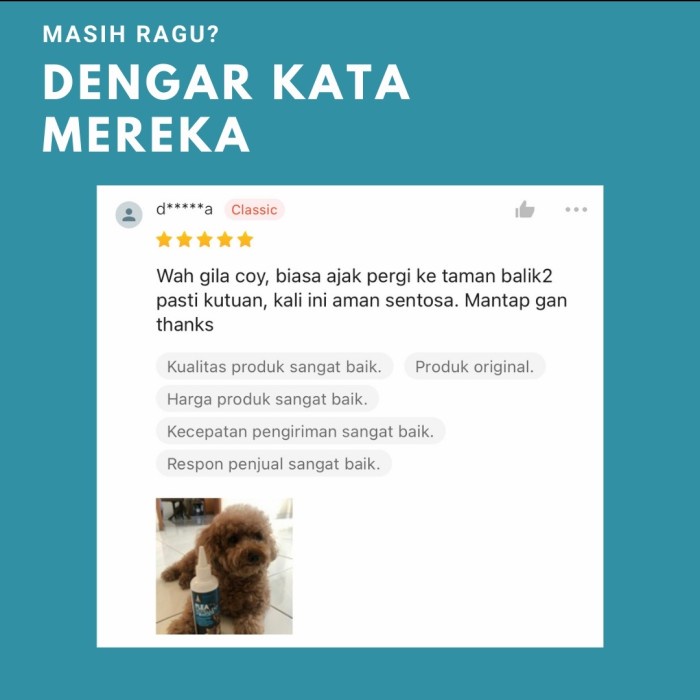 FLEA Repellent Powder - Bedak Pencegah Kutu Hewan Anabul