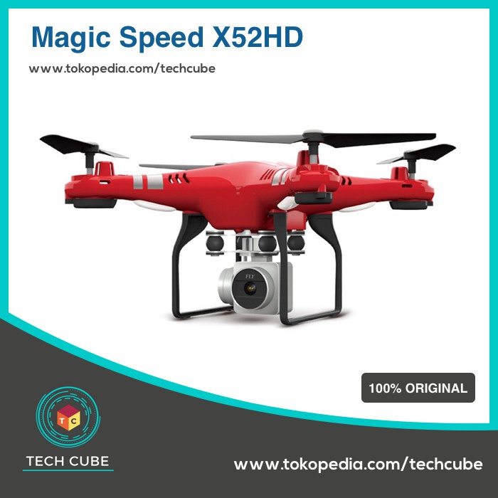 kamera drone x52hd