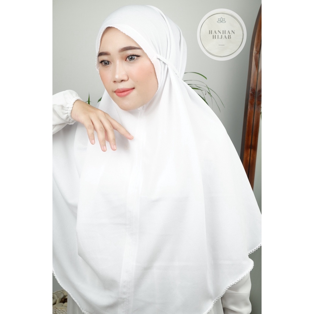 𝗛𝗮𝗻𝗵𝗮𝗻 𝗛𝗶𝗷𝗮𝗯 - Daily Bergo Picot Syari/Jumbo/XL (Hijab Instan Diamond)