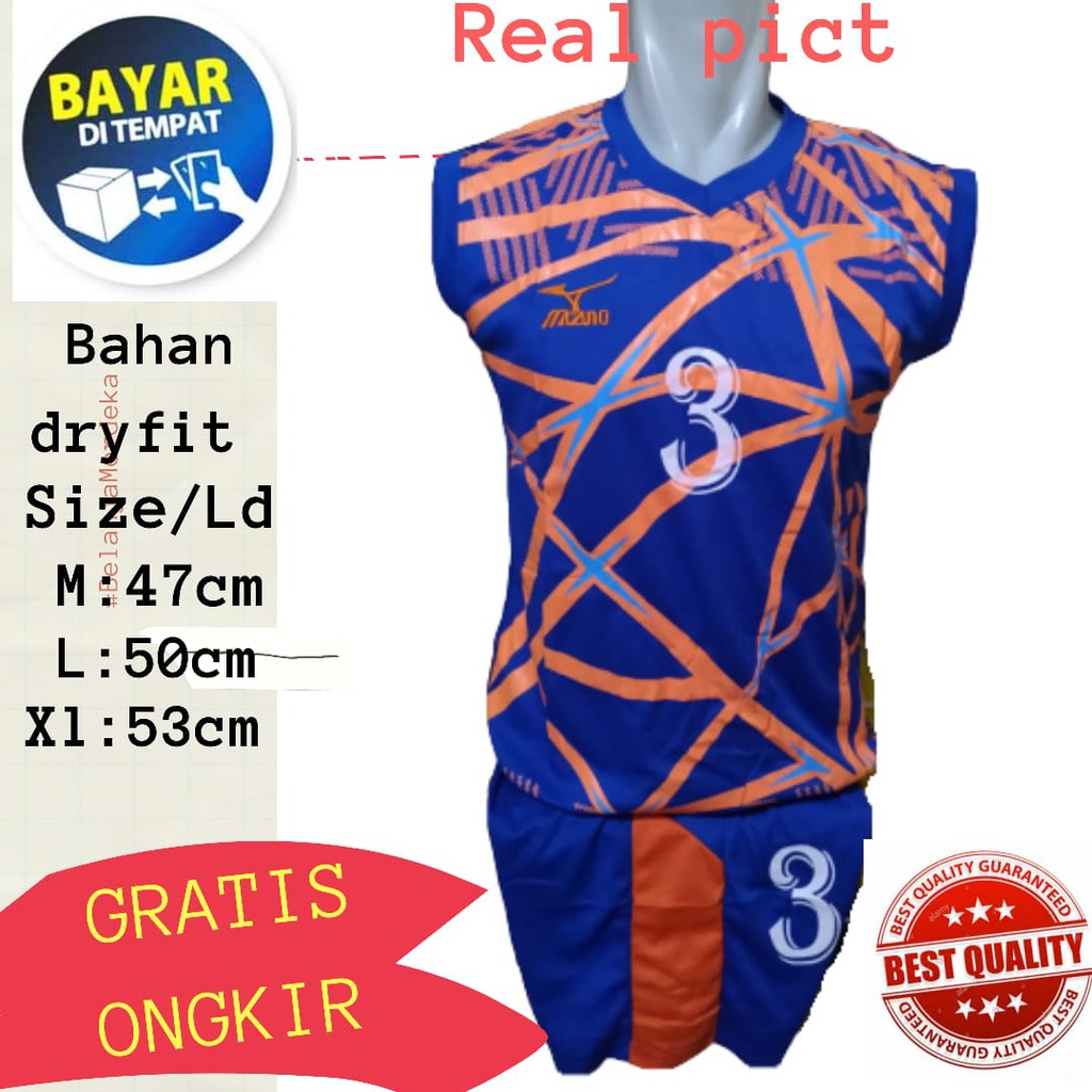 MIZUNO Baju bola/futsal/volly Jersey team