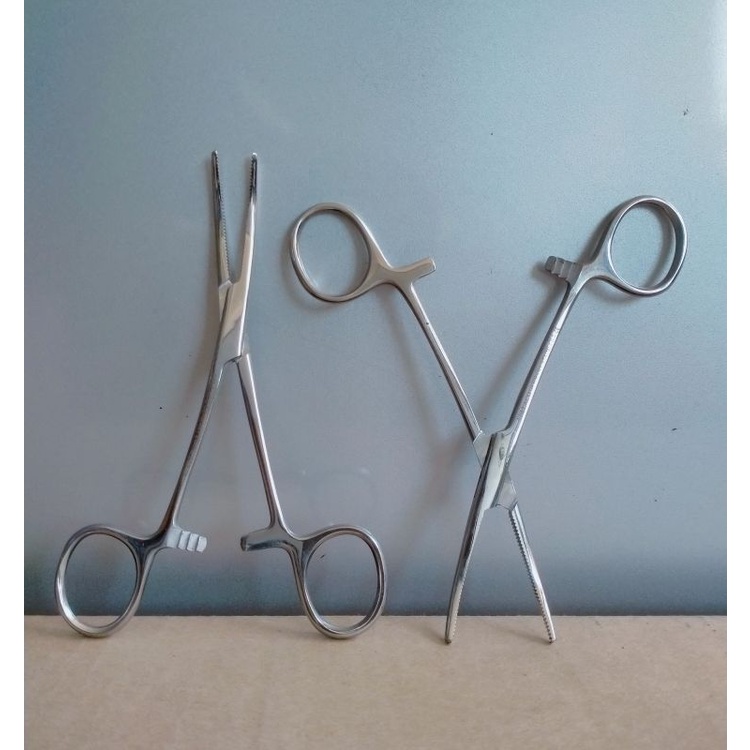 Pean Bengkok 14cm / Klem Arteri Bengkok / klem Masquito