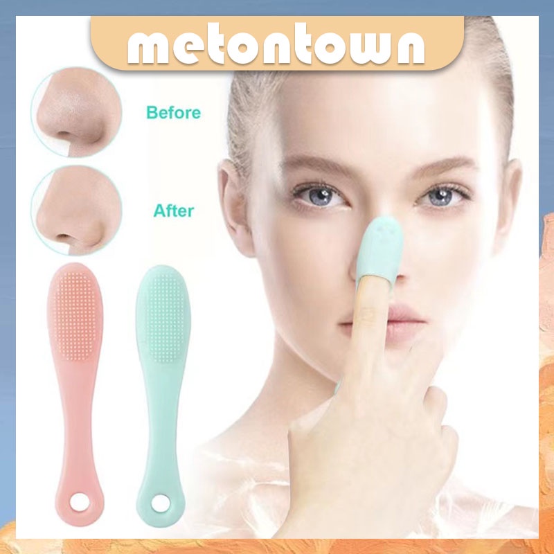 Silicone Finger Cleansing Brush Komedo Wajah Hidung/Pembersih Pori/Pembersih Komedo - Sikat Komedo T-Zone