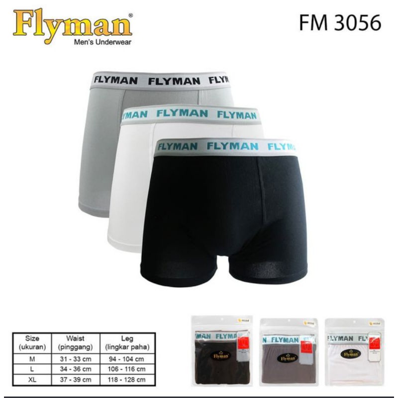 Celana dalam Boxer pria Flyman FM 3056