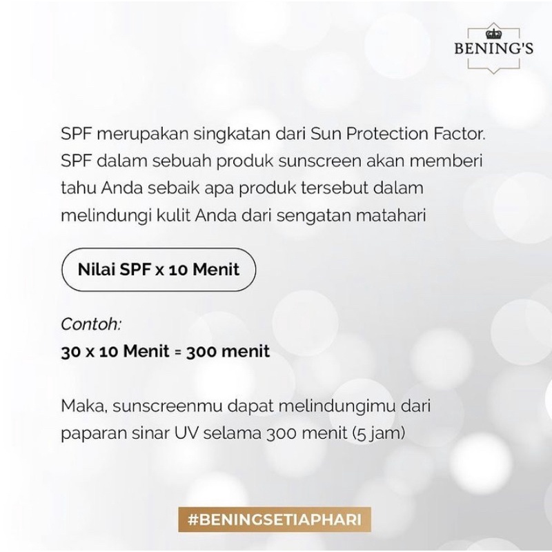 Sunsreen Spray by dr. Oky Pratama - Bening's Clinic - Bening Skincare