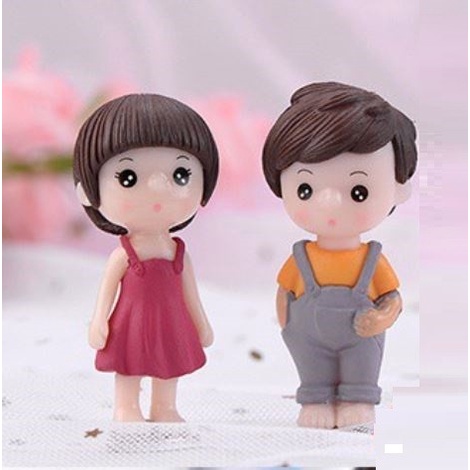 Miniature Lover Figures - Lovers Couple Figurines #28 (2pcs)