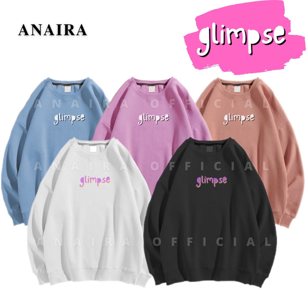 GLIMPSE SWEATER CREWNECK OVERSIZE WANITA ANAIRAOFFICIAL