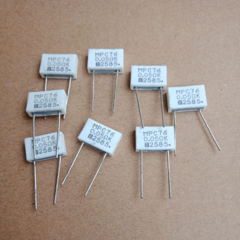 resistor kapur NOUBLE 0.05ohm 3w ori japan