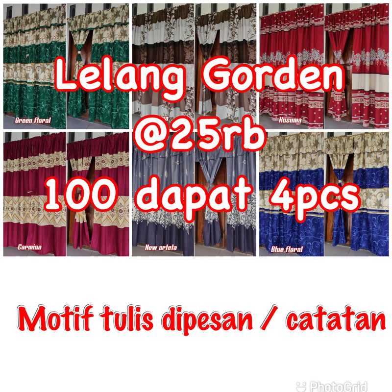 PROMO Gorden serut murah dapat 4