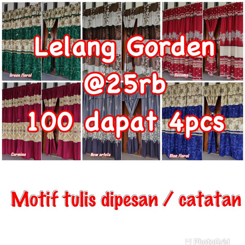 PROMO Gorden serut murah