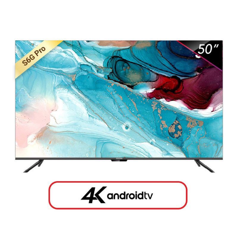 Coocaa LED TV Digital 50 Inch Android 10 Smart TV 50S6G Pro