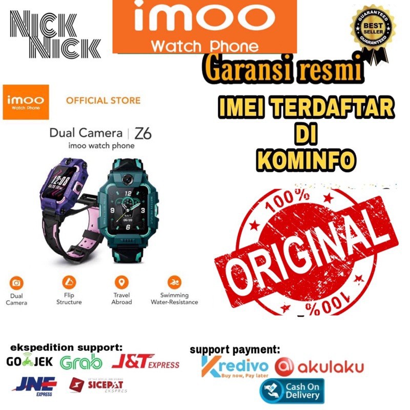 PROMO Cuci Gudang HP Imoo Watch Phone Z6 Original Garansi Resmi