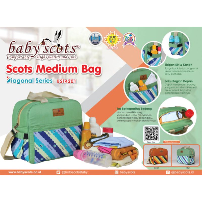 rs  BST4201, TAS SEDANG , SCOTS MEDIUM BAG DIAGONAL SERIES BST4201