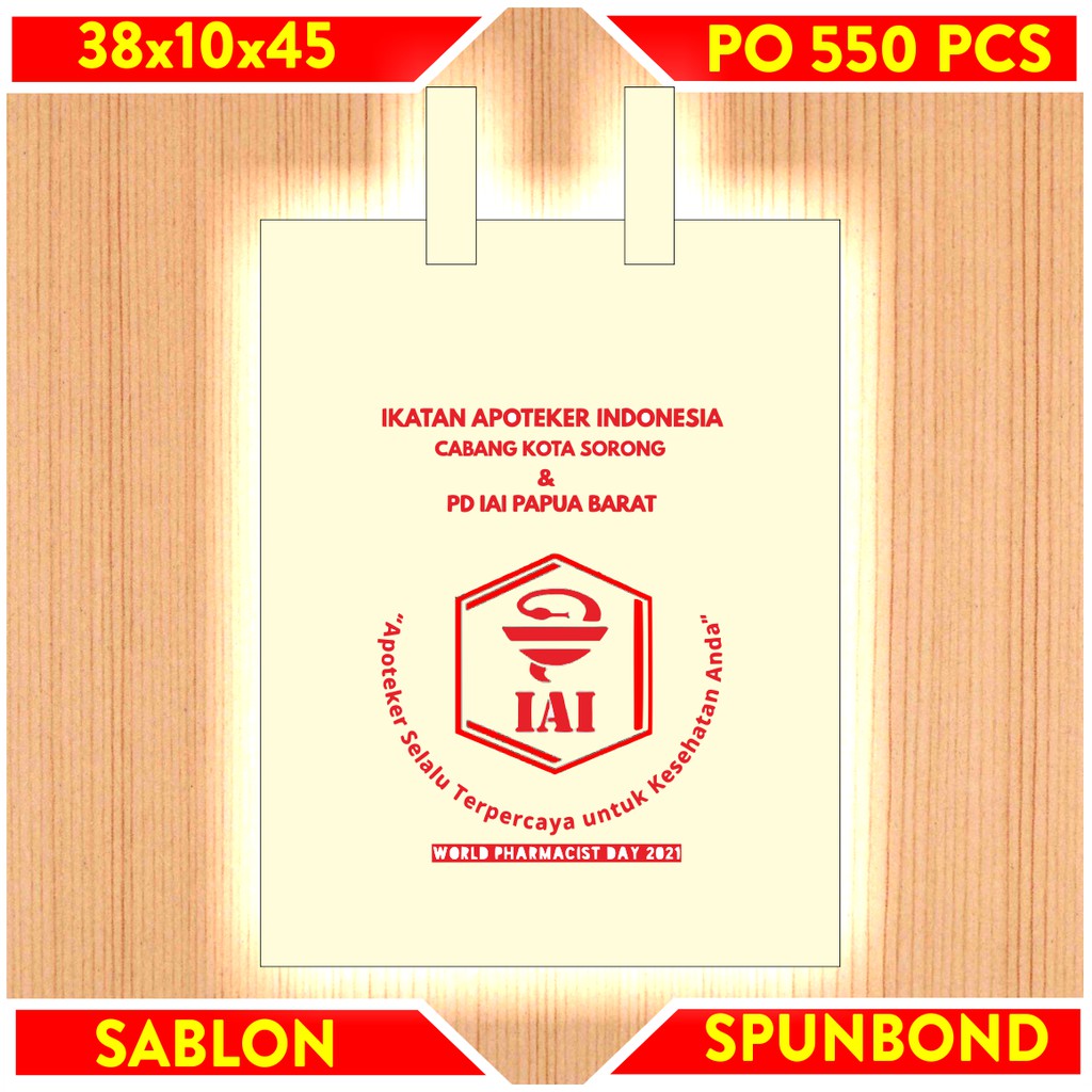 

TAS SPUNBOND IKATAN APOTEKER INDONESIA EXPRESS SEHARI JADI