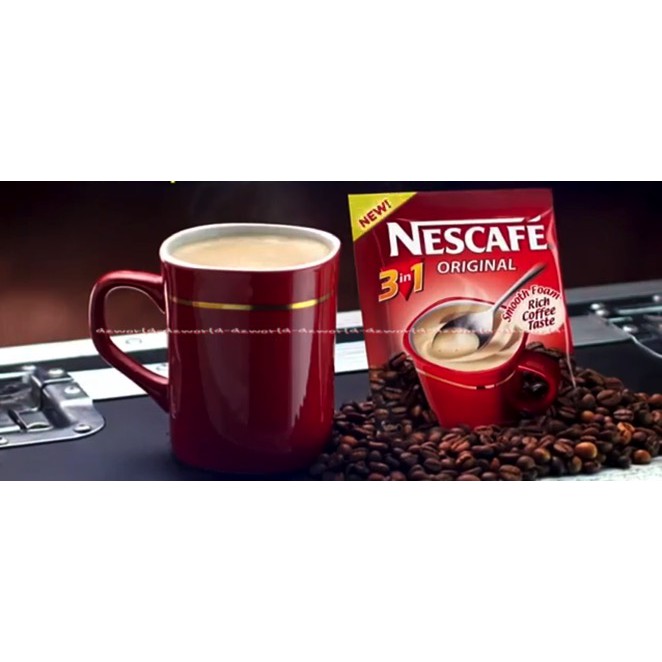 Nescafe Original 3in1 30sachet Perpaduan Kopi Gula Dan Krimer Kopi Instan Cofemix Neskafe Nescacce